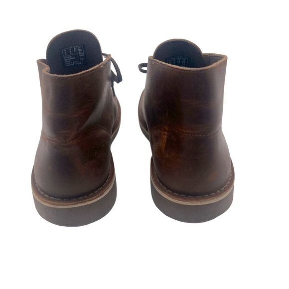 Clarks Buschacre Dark Brown Chukka Lace Up Leather Men's Boots Size 9 - Picture 4 of 7